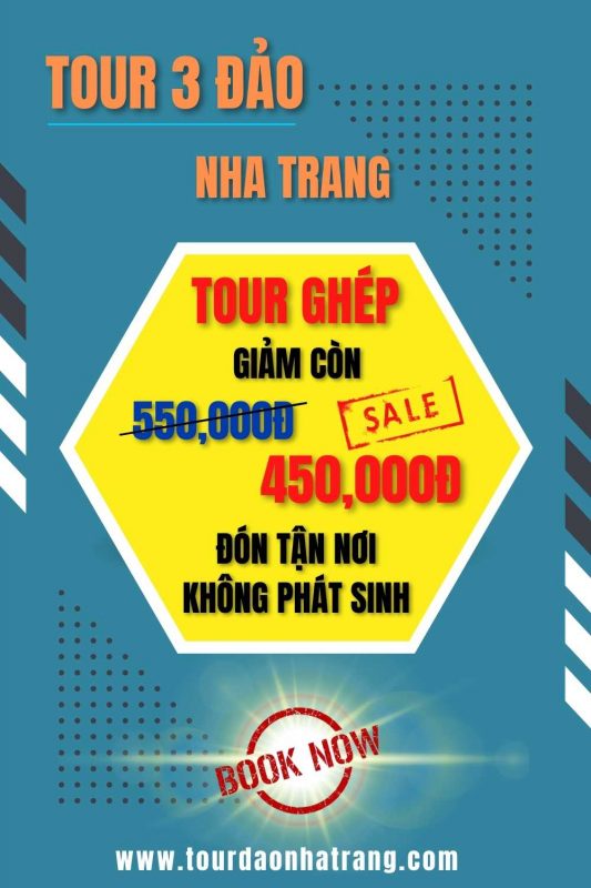 Tour 3 đảo Nha Trang
